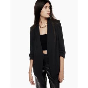Babaton Black Power Hip Blazer Size 4